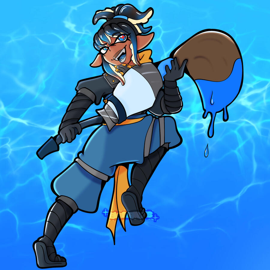 Nya Splatoon x Ninjago